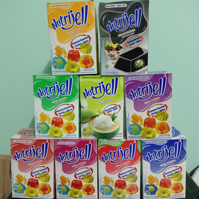 

nutrijell kemasan ekonomis aneka rasa