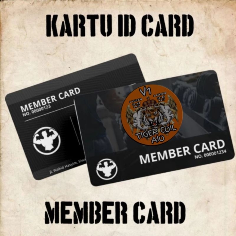 

ID CARD MEMBER TIGER AI0 V1