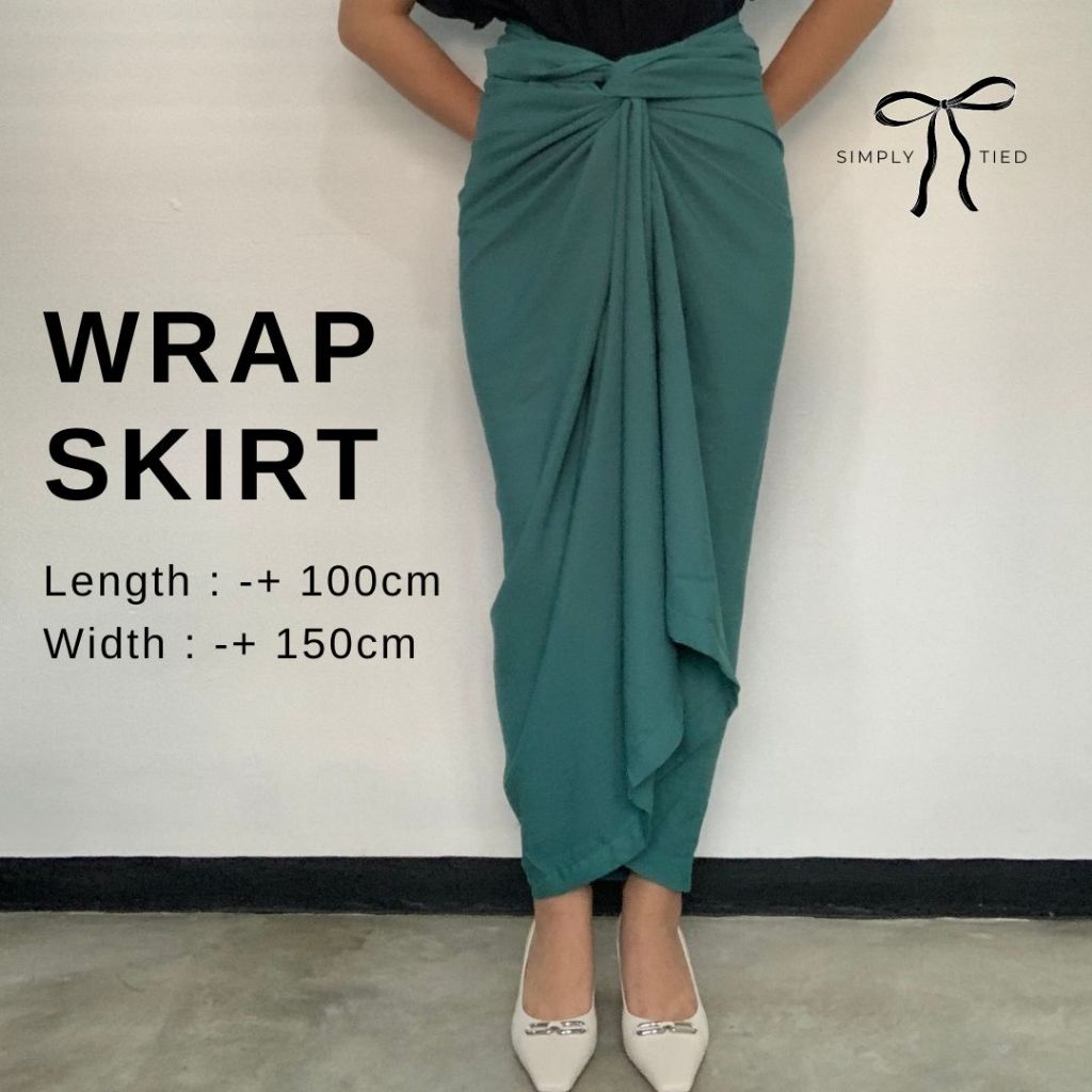 Rok lilit wrap skirt / rok lilit instan / wrap skirt / wrap skirt  / rok instan / kain lilit / ootd