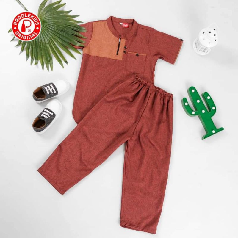 Setelan Koko Anak Laki-laki Kurta Madina By Paddle Kids