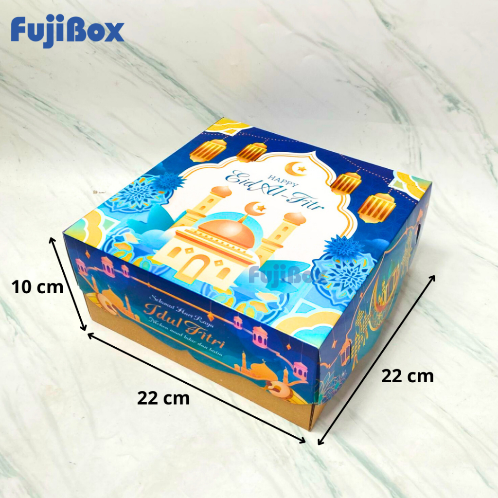 

(10 Pcs ) Box Kotak Hampers Lebaran Fujibox 22 x 22 x 10