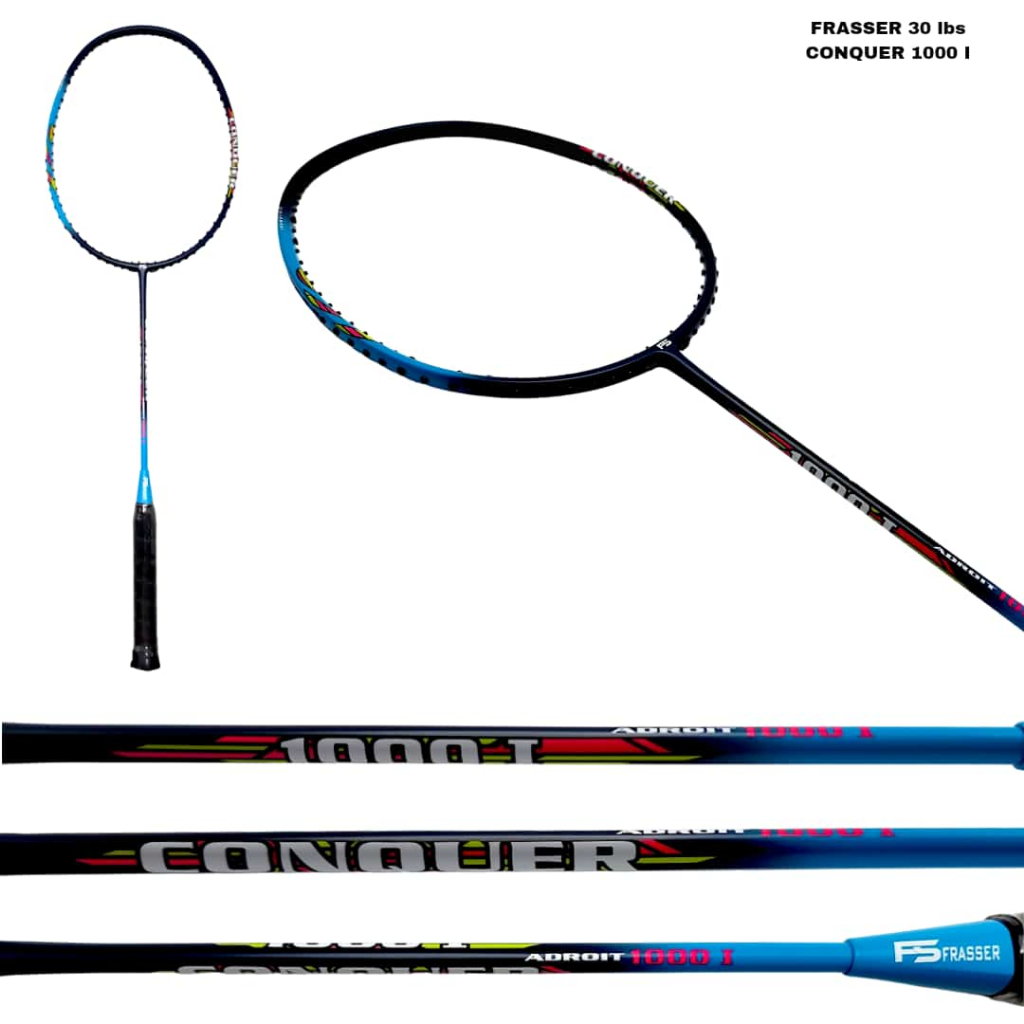 Frasser FS Raket Badminton Bulu Tangkis Alat Olahraga Berkualitas Original Termurah RBTCBN 30 04 Mit