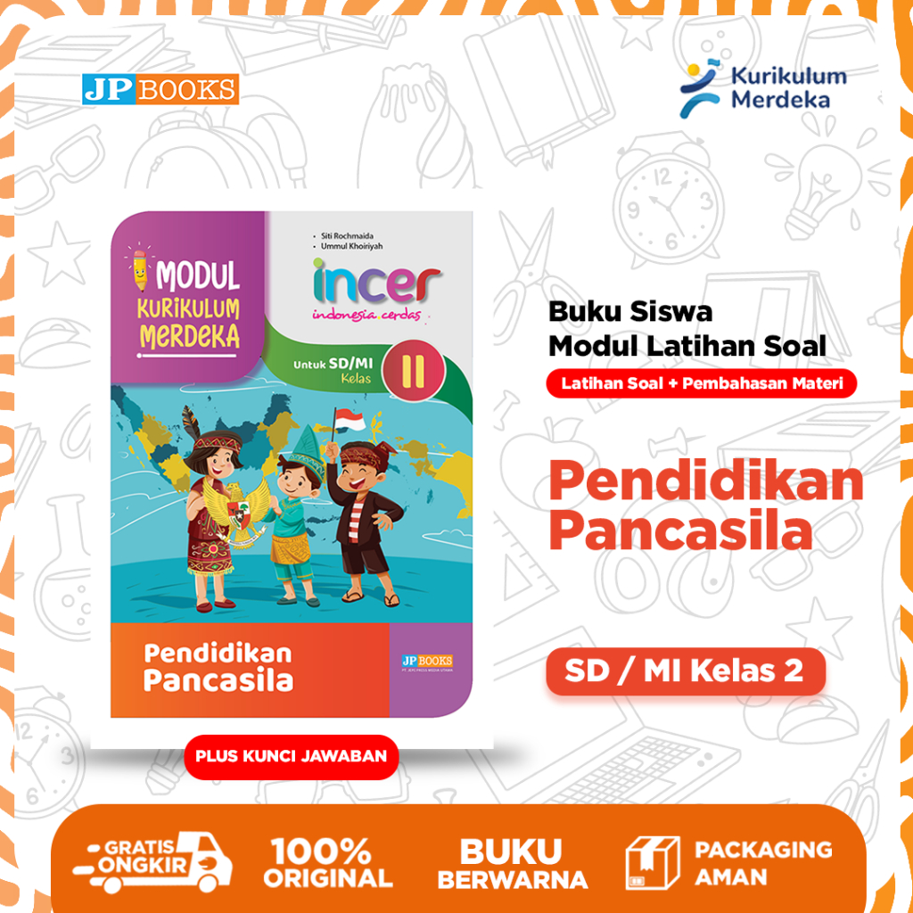 JP Books – Buku Siswa Modul Latihan Soal + Materi Pembahasan + Kunci Jawaban Incer Kurmer Pendidikan