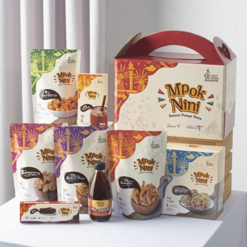 MPOK NINI - Paket Oleh-Oleh Khas Jakarta - Premium Oleh Oleh Jakarta - Jajanan Betawi