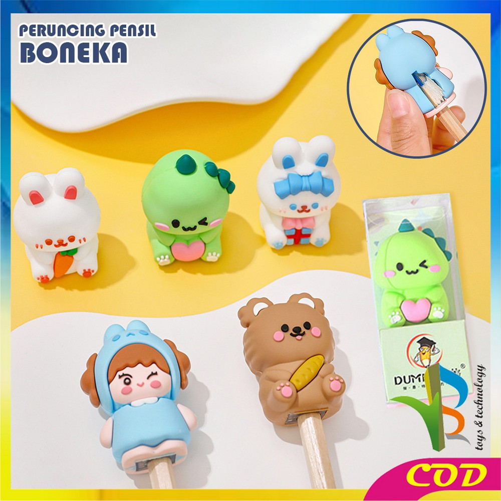 

RB-A81 Rautan Pensil Boneka Karakter 3D Alat Tulis Sekolah / Serutan Pensil / Rautan Karakter / Peruncing Pensil Boneka / Atk Doll Pencil Sharpener Import