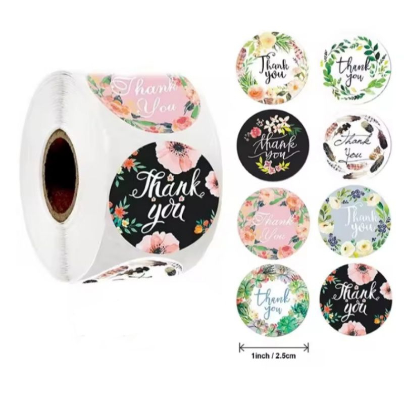 

Stiker Thank You 500pcs/roll