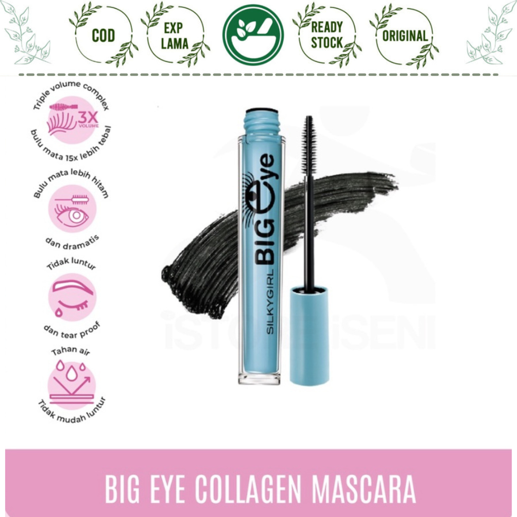 SILKYGIRL BIG EYE COLLAGEN WATERPROOF MASCARA SILKY GIRL MASKARA BULU MATA