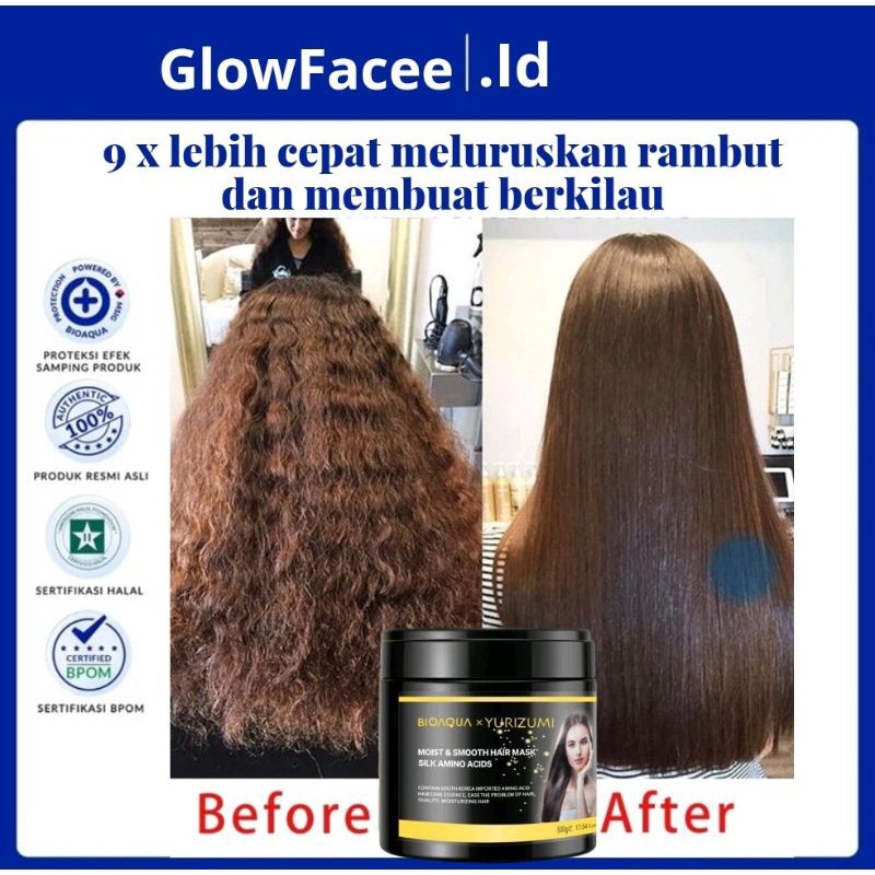 BPOM Hair Mask Keratin Treatment Smoothing Korea Melembabkan Sampai Pelurus Rambut Efektif