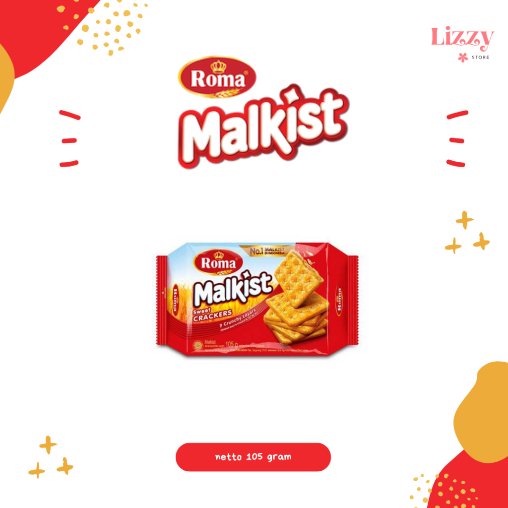 

Roma Malkist Abon Crackers Kemasan 105gram