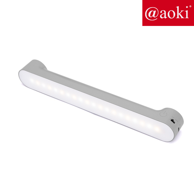 Aoki AK233 Lampu LED Magnet Tempel Dinding Tricolour Rechargeable BONUS Kabel Charger