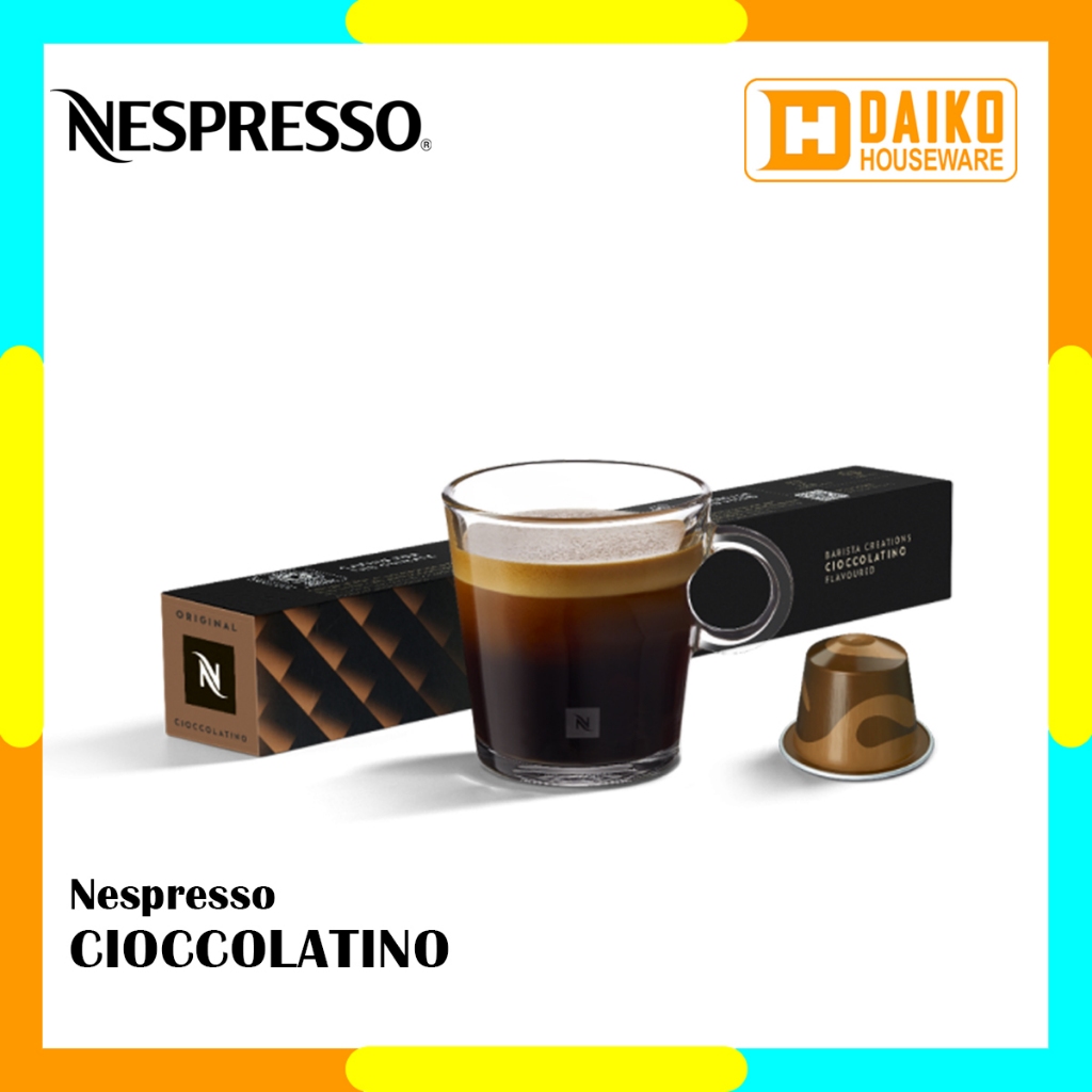 

Capsule Nespresso Cioccolatino - Cocoa Truffle Kopi Original Nestle Pack - Coffee Barista Creations Kopi Kapsul Exapred Panjang