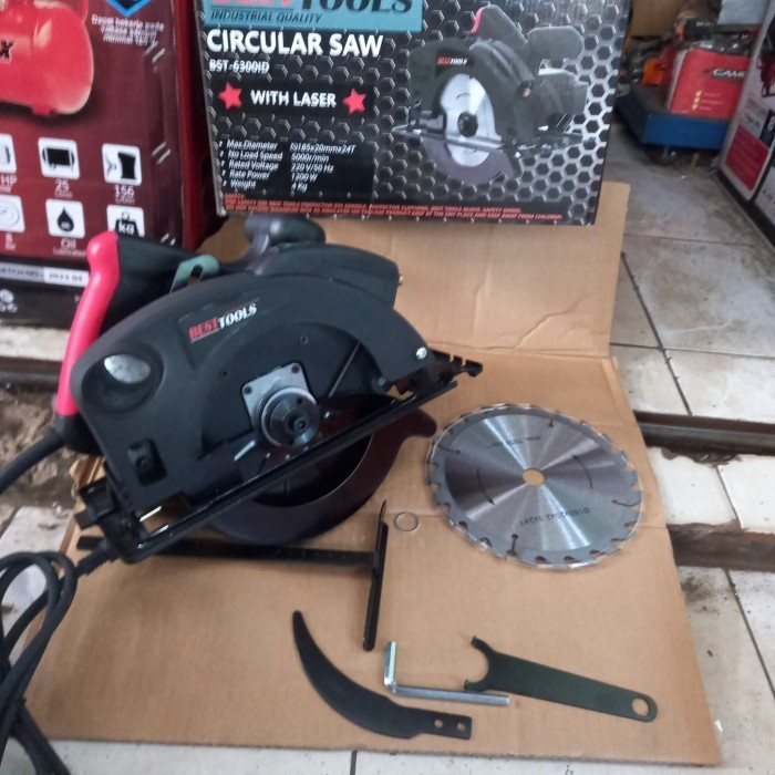 MESIN SIRKEL SERKEL KAYU CIRCULAR SAW BESTTOOLS Gergaji Listrik 7 IN