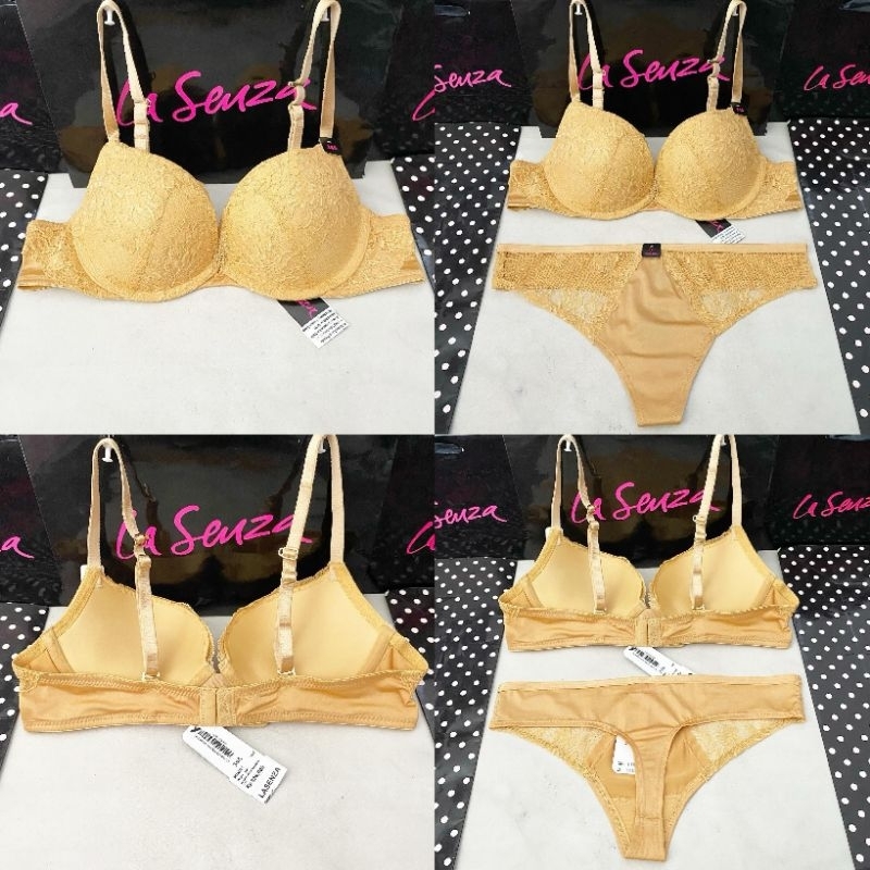 La Senza Beyond Sexy Bra Push Up Gel Level 3 Gold 34B 60262277