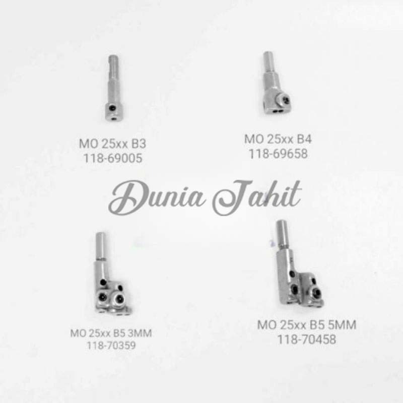 11870458 JUKI MO2516 Benang 5 5MM Kepala Jarum Mesin Jahit Obras