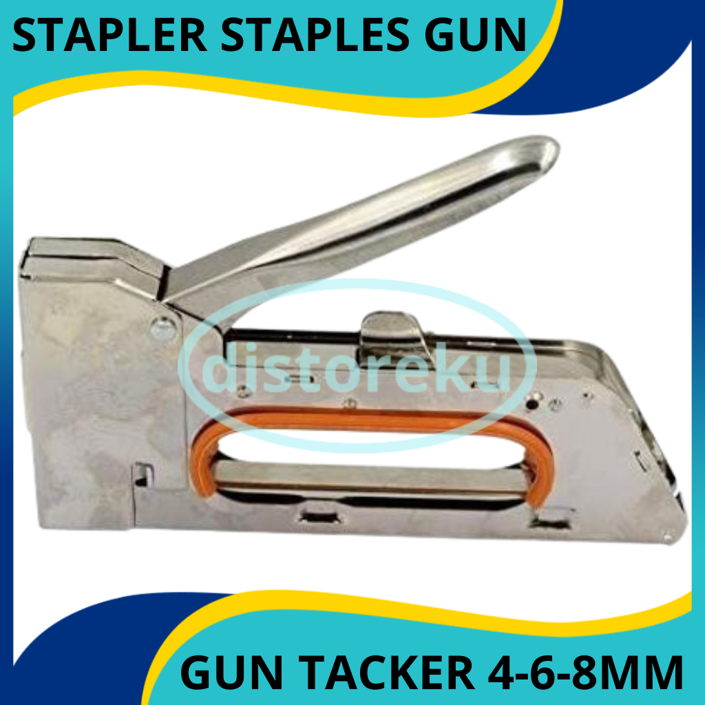 

DM - Gun Tacker Stapler Staples Gun Tembak Jok Kulit Motor Gun 4-6-8mm