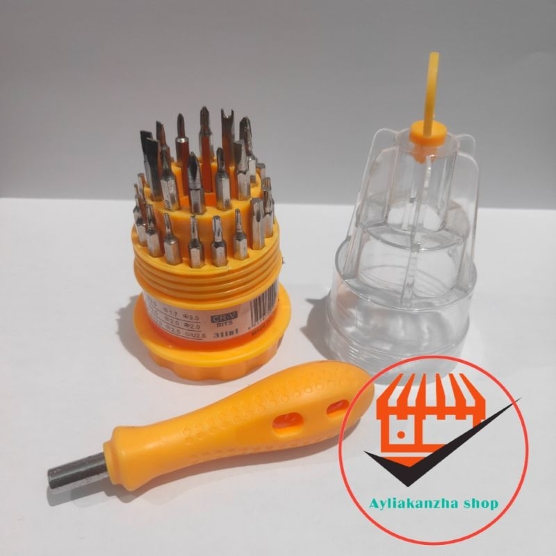 Obeng set 31 in 1 / Kunci Obeng / Obeng Hp / Obeng laptop / Obeng set