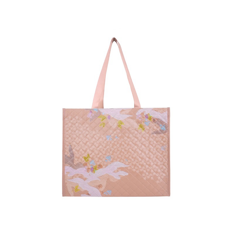 Everyday Kimmonia Shopping Bag Blush Taro Strawberry Milkshake Tapis Foldable Blue Beige Green Purpl