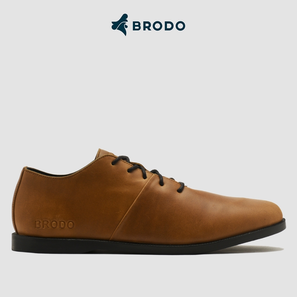 BRODO - Sepatu Signore Low Vintage Brown