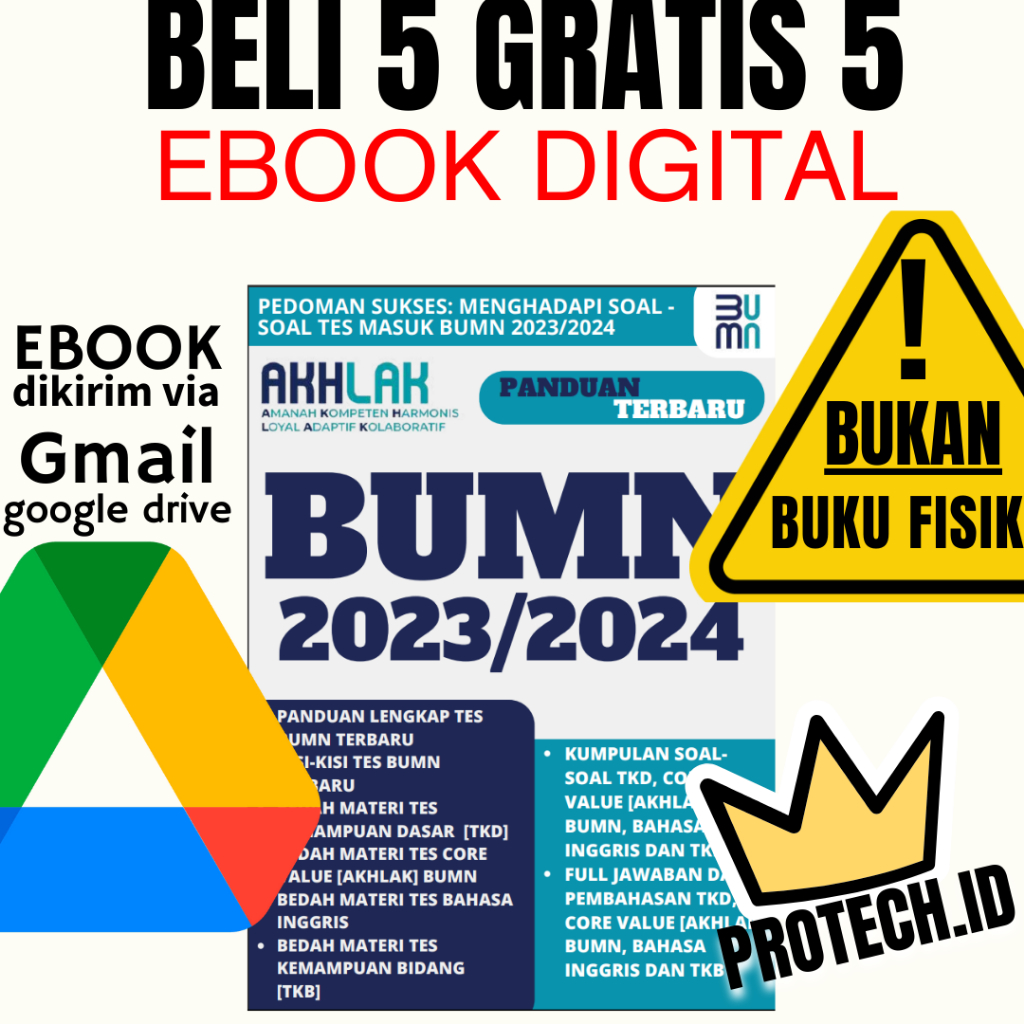 

(111) BUMN 2023/2024 - Pedoman Sukses: Menghadapi Soal-Soal Tes BUMN 2023 2024