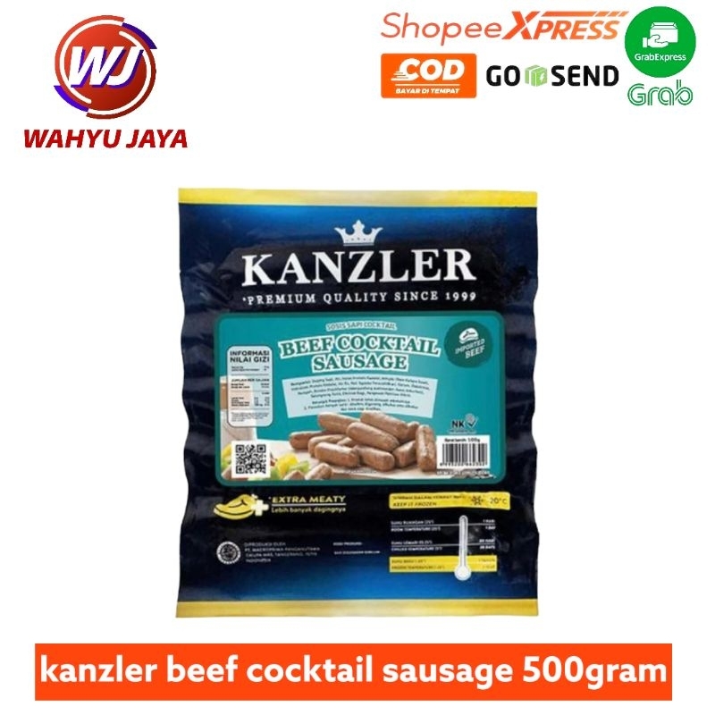 

Kanzler Beef cocktail sausage 500 gram