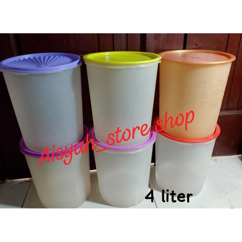 preloved toples Tupperware second ukuran 4L