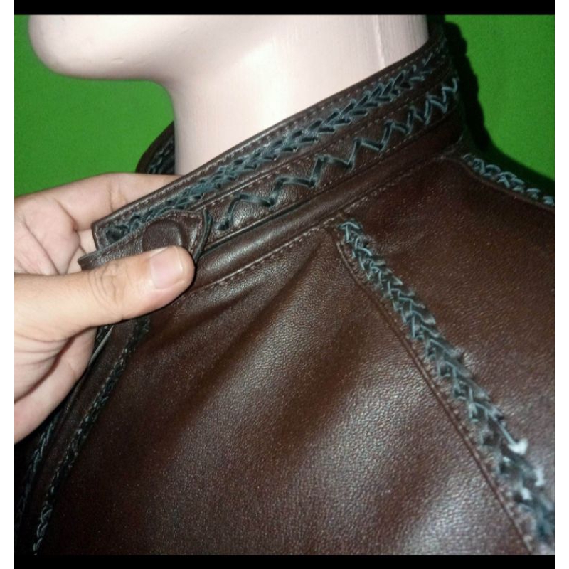 Jaket Kulit Domba Sulam Garut