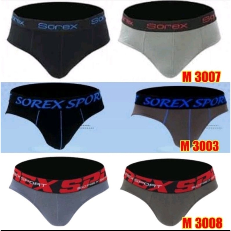 Celana Dalam Sport Pria Sorex M3003 M3007 M3009 M3010 Murah S - 4XL