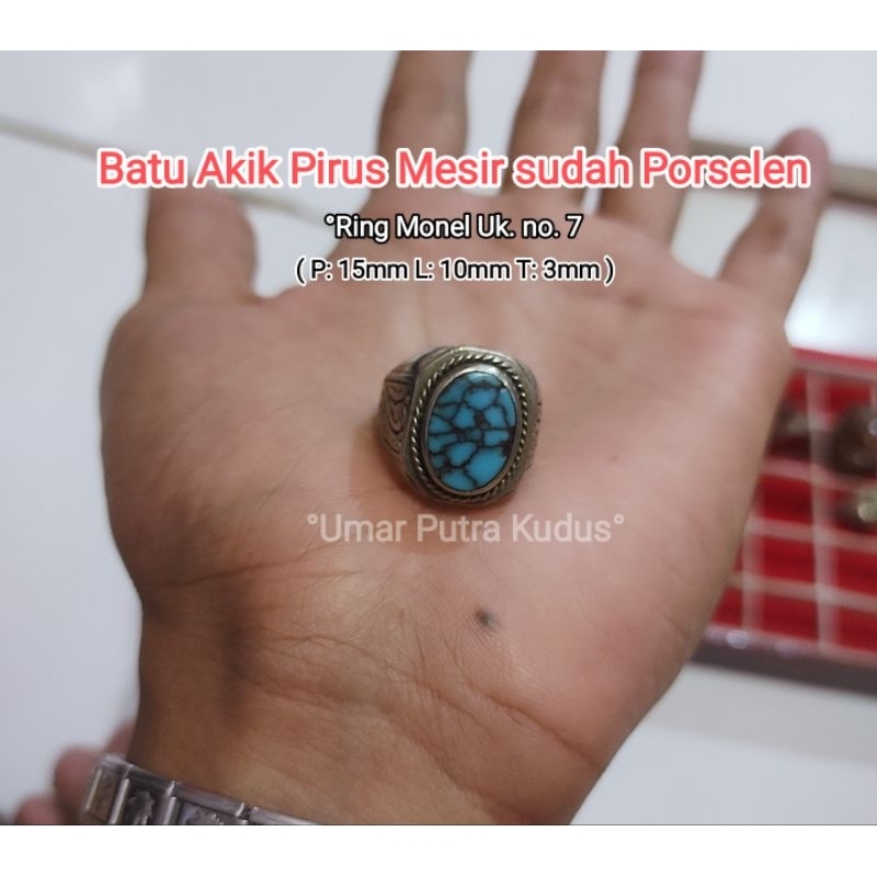 Batu Akik Pirus Mesir Istimewa Real