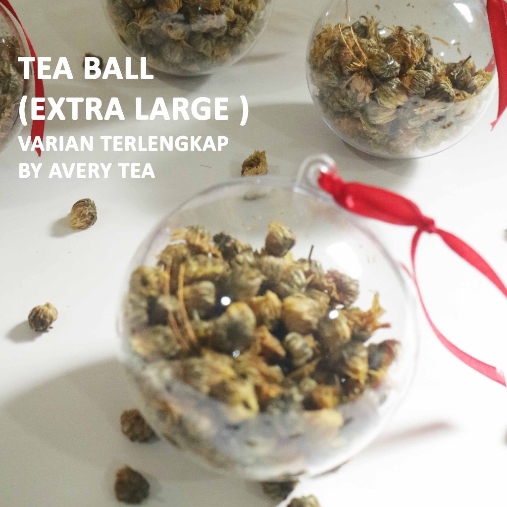 

Tea ball / Extra large / tanpa tag, isi setengah bola / avery tea