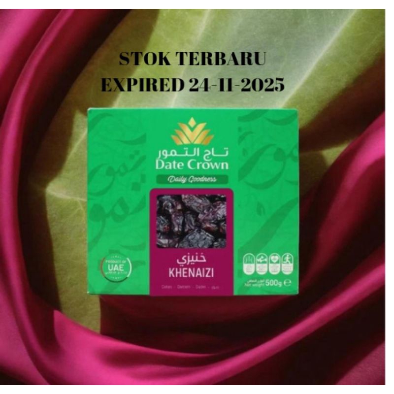 

Kurma Date Crown Khenaizi 500 Gram