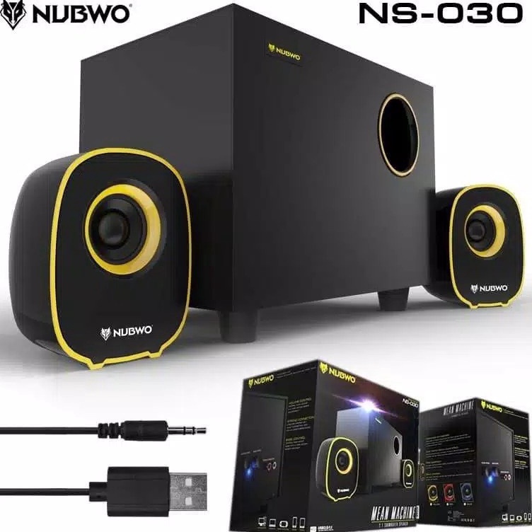 RV Nubwo NS3 Speaker With Subwoofer With 21CH Speaker 2W Subwoofer 5W original nubwo