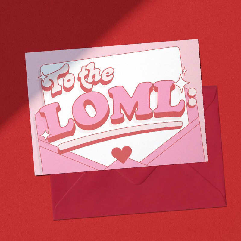 

Love of My Life A6 Valentine Card