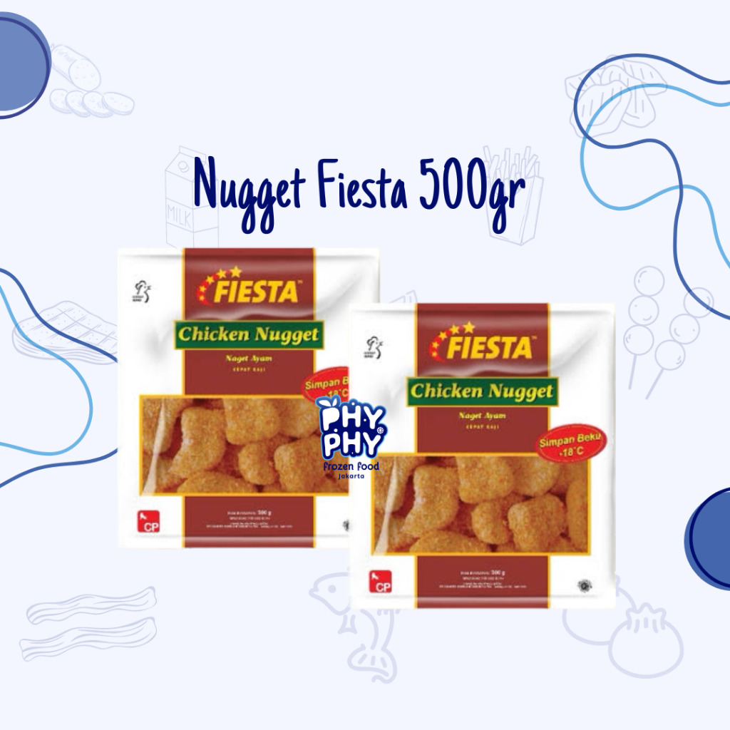 

Fiesta Chicken Nugget Ayam 500gr / 200gr