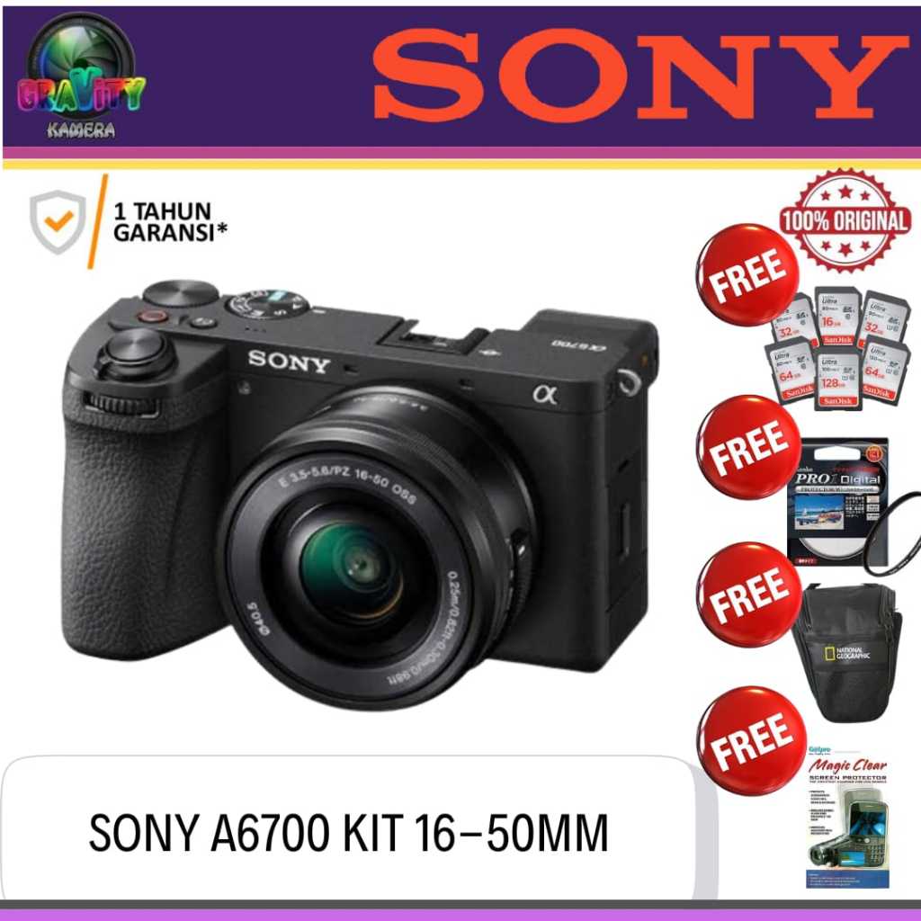SONY ALPHA A6700 KIT 16-50MM MIRRORLES / SONY A6700 KIT 16-50MM