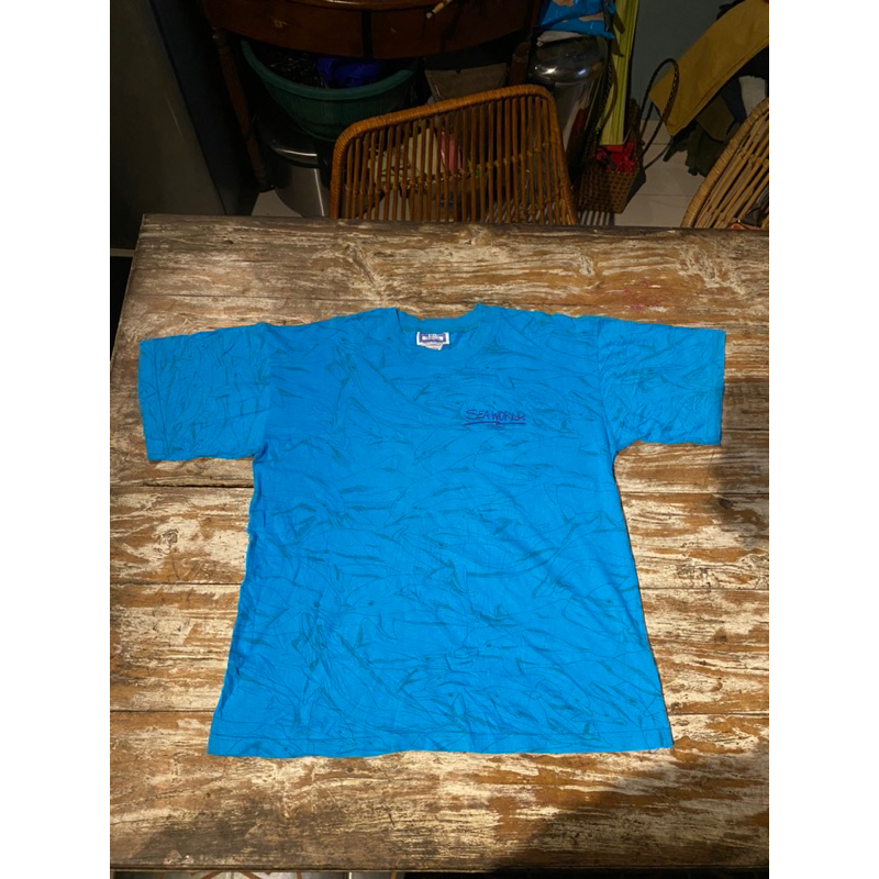 kaos vintage sea world 1992 full print aop
