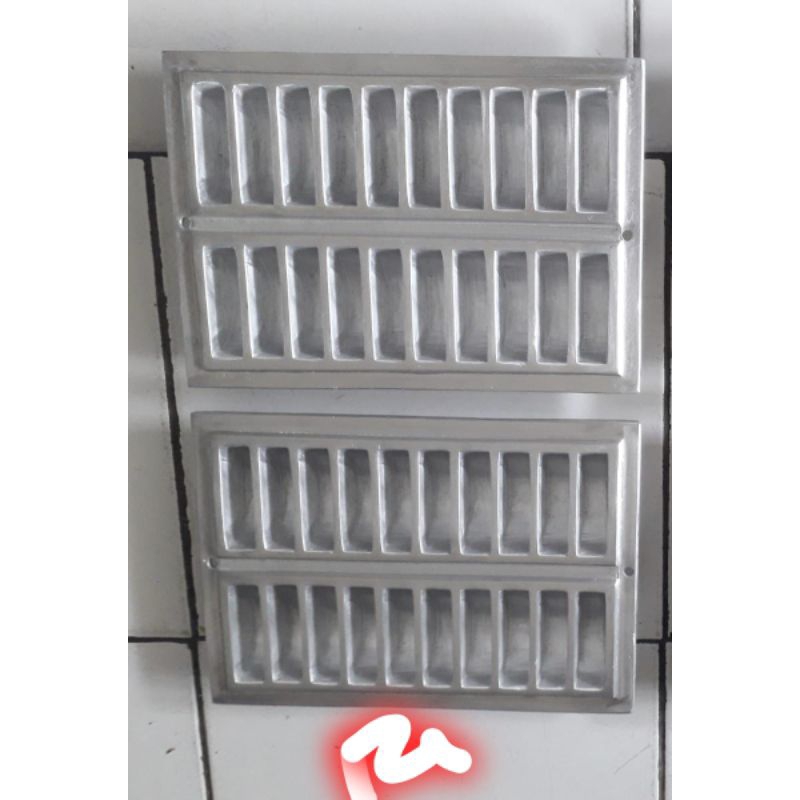 Cetakan pukis Lks 7 jumbo tebal +tutup stenlis