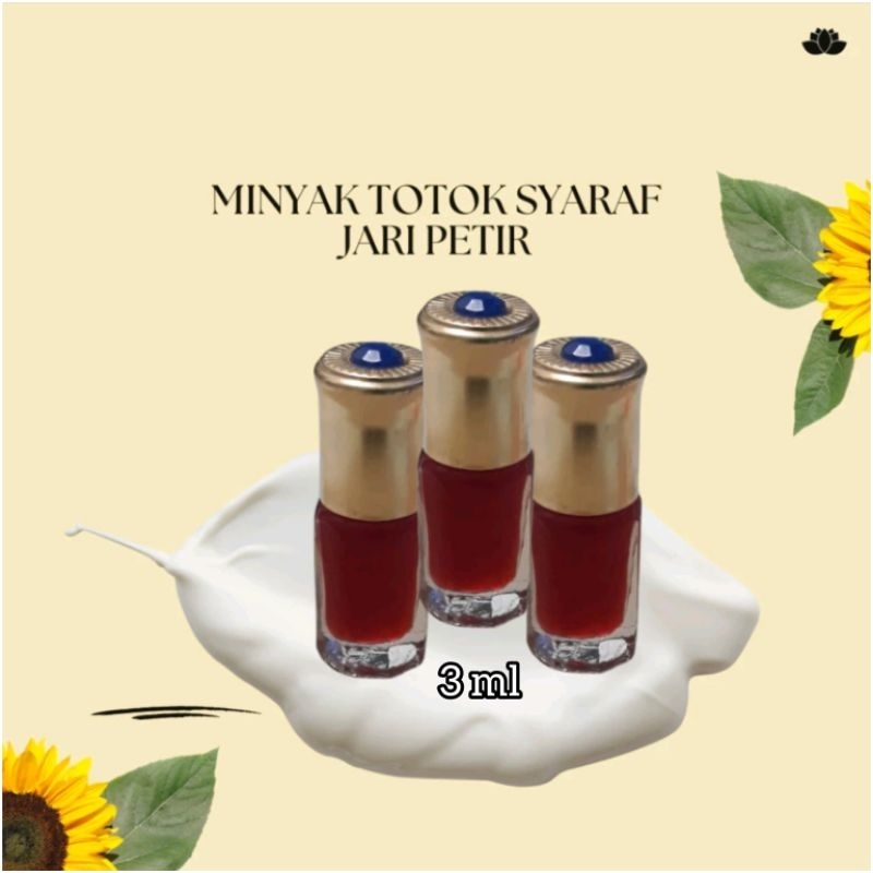 ( QUIN HERB) PAKET 12 - RED OIL MINYAK TERAPY TOTOK SYARAF JARI PETIR 3 ML