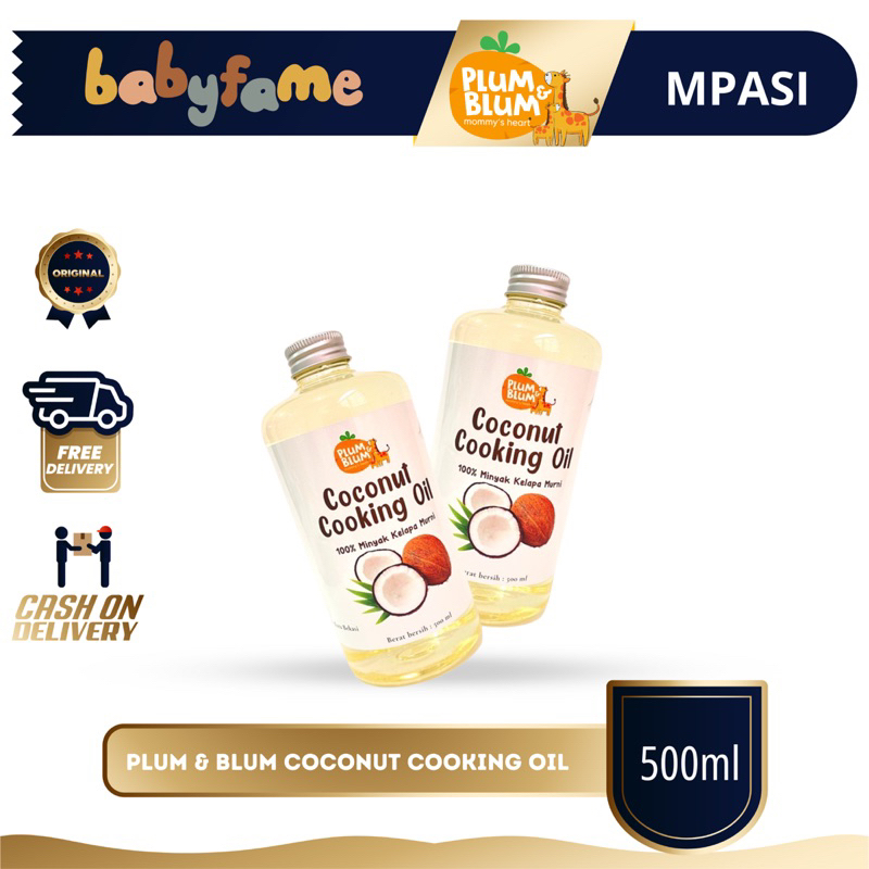 

PLUM & BLUM COCONUT COOKING OIL | 500ML | MINYAK KELAPA