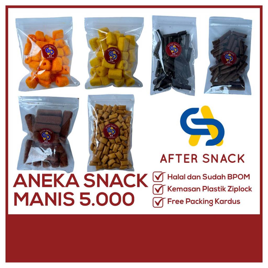 

Aneka Snack Manis Serba 5000 / Cemilan Manis Murah / Makanan Ringan / Snack Manis