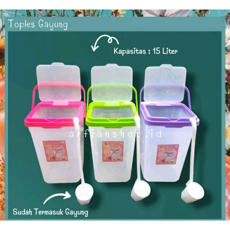 ( COD ) ✅ Toples Air + Gayung 15 Liter dan  25 liter (LOVENIA) / Toples es 15 liter / toples es 25 l
