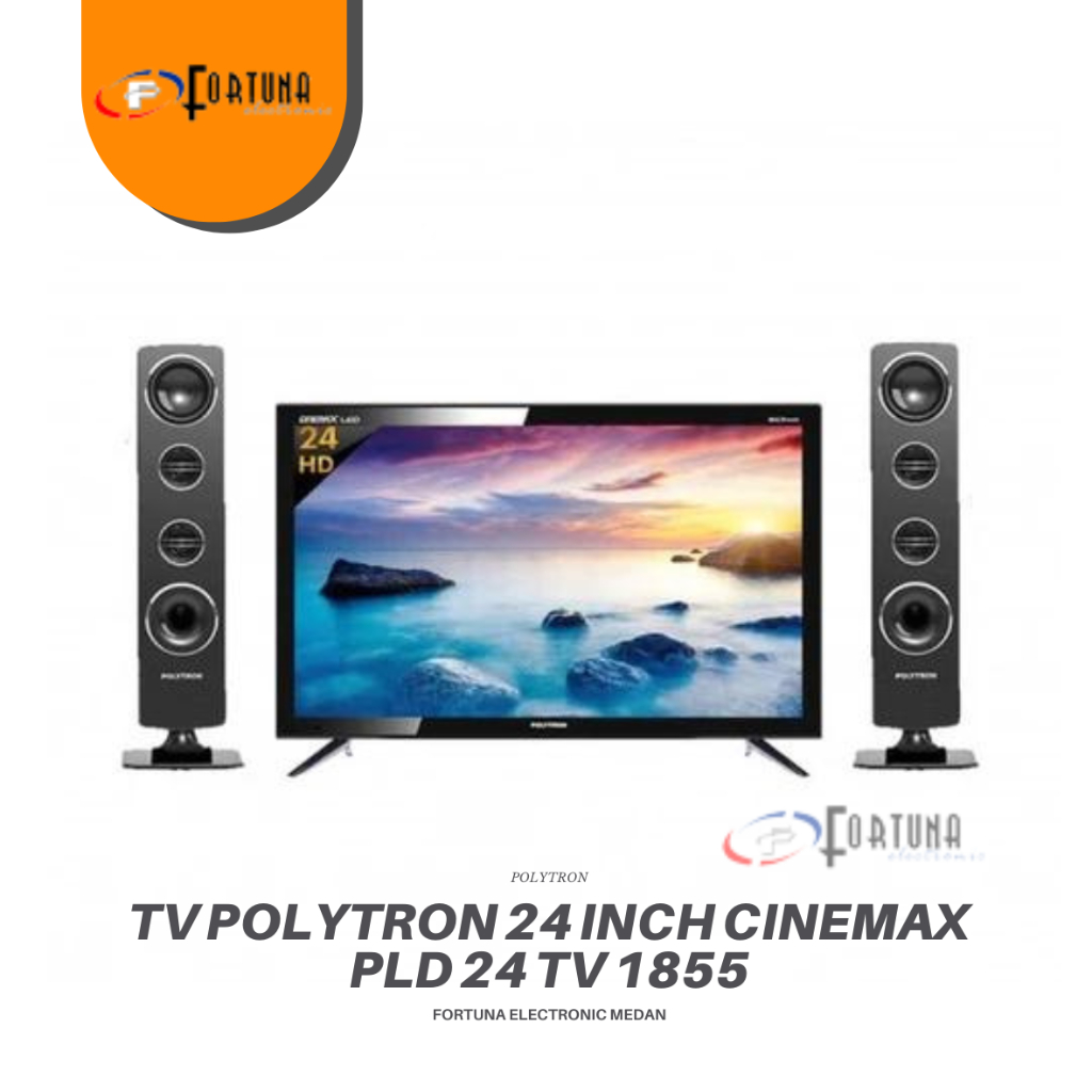 TV POLYTRON 24 INCH CINEMAX DIGITAL PLD 24TV1855/24TV1855 MEDAN