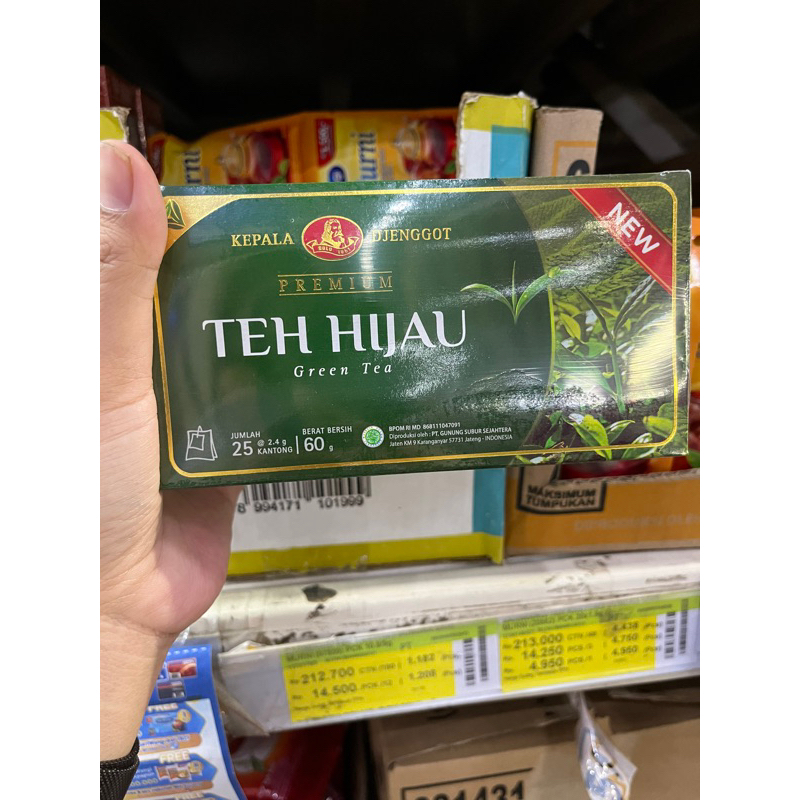 

TEH HIJAU PREMIUM pack isi 25