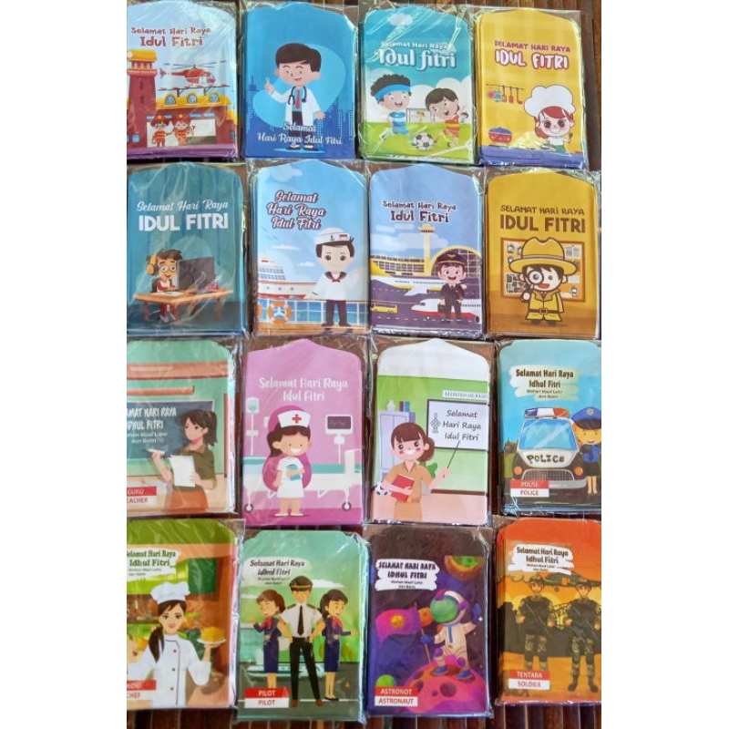 

amplop lebaran PROFESI 1 pack isi 10 lembar