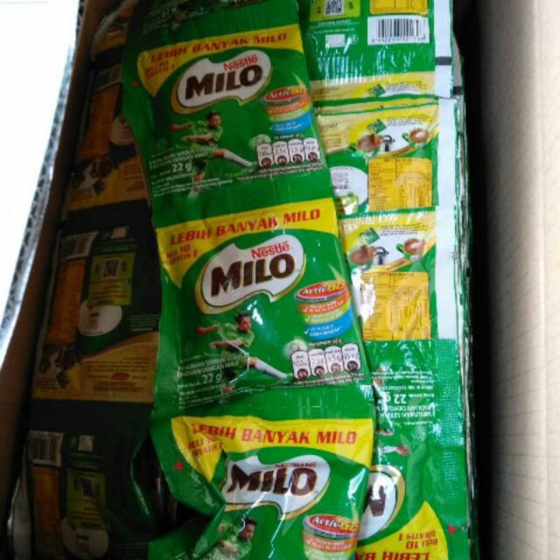 

susu milo rencenngan isi 10 pcs
