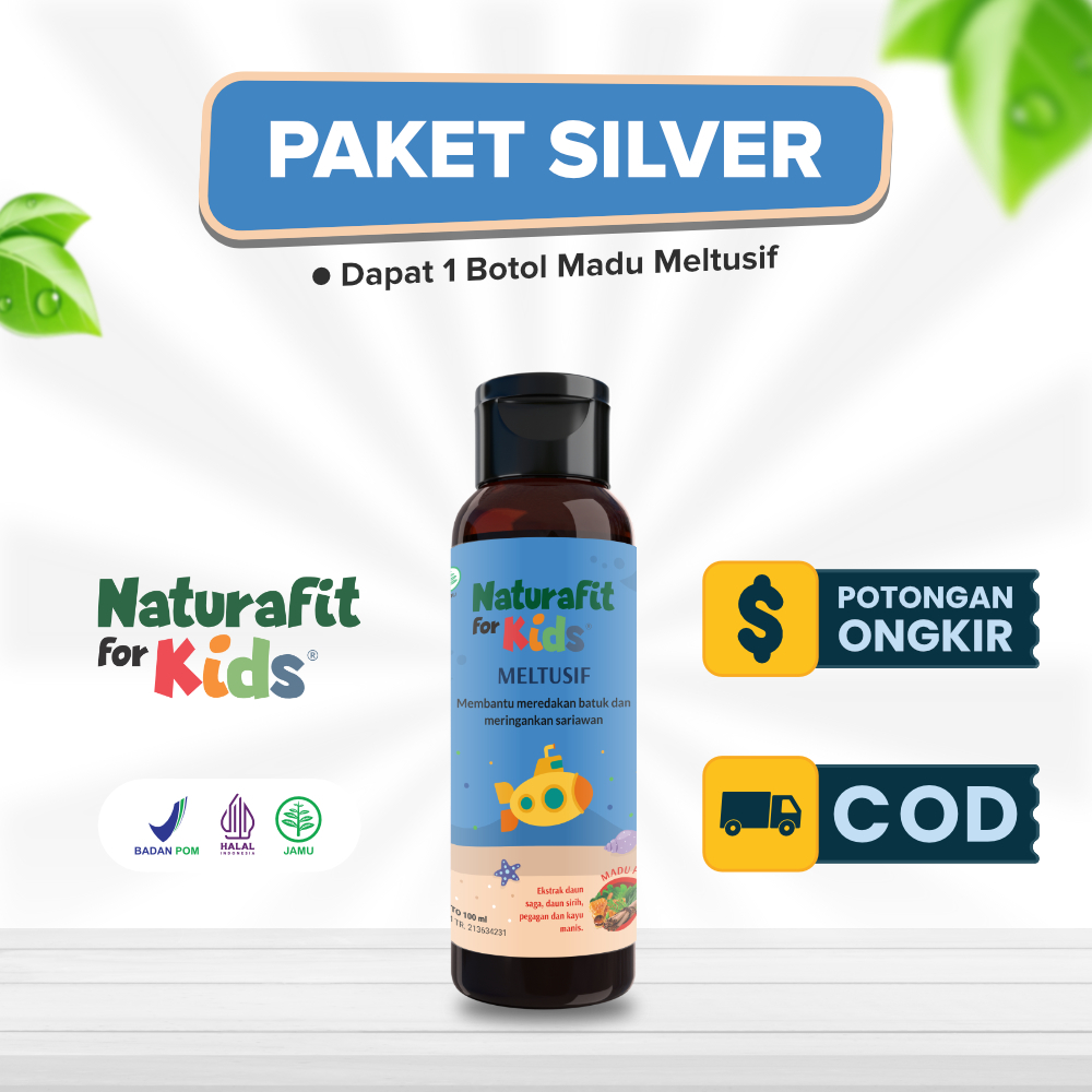 

Obat Batuk Anak Madu Meltusif Paket Silver - Naturafit Kids Official