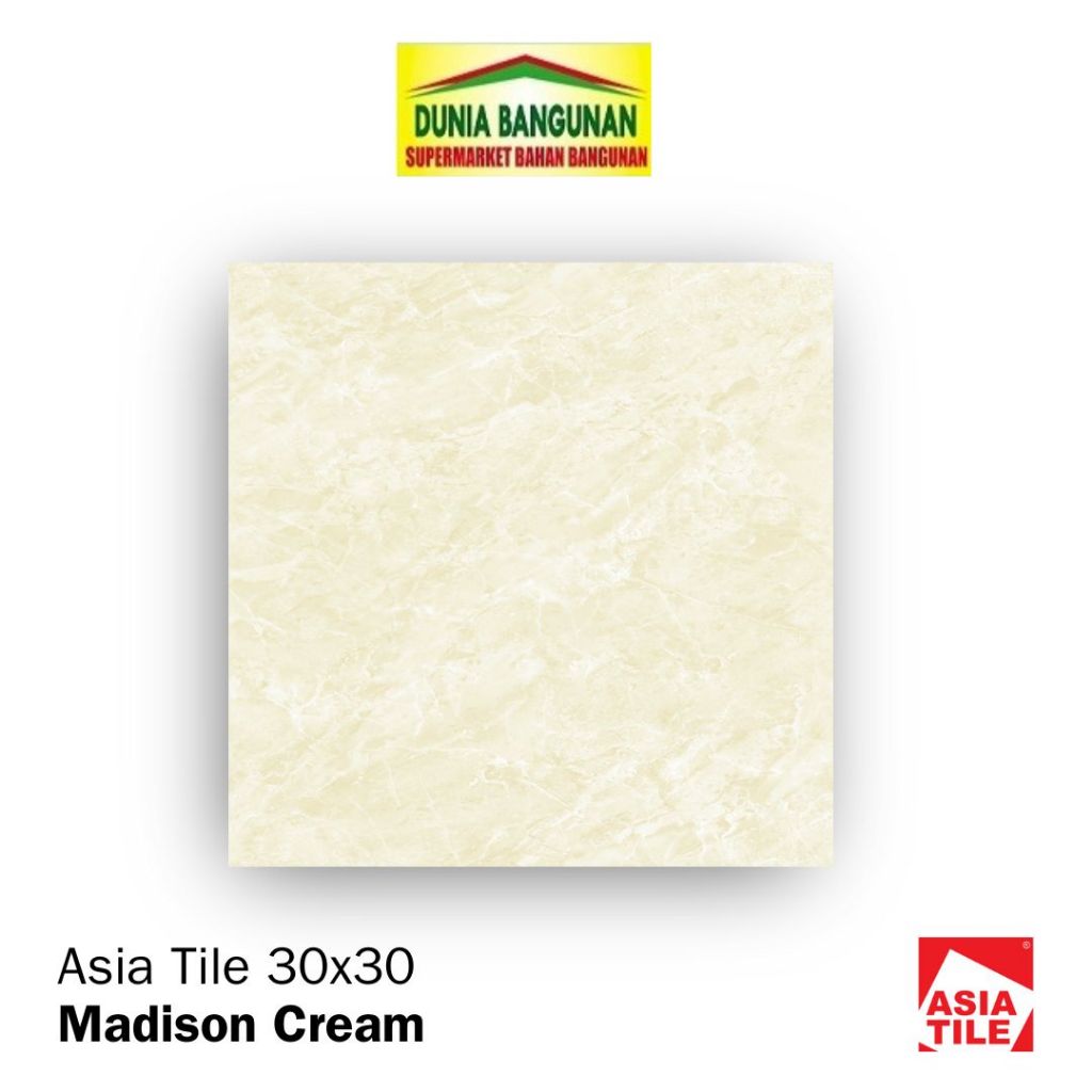 Asia Tile Madison Cream KWC 30X30 Keramik Lantai