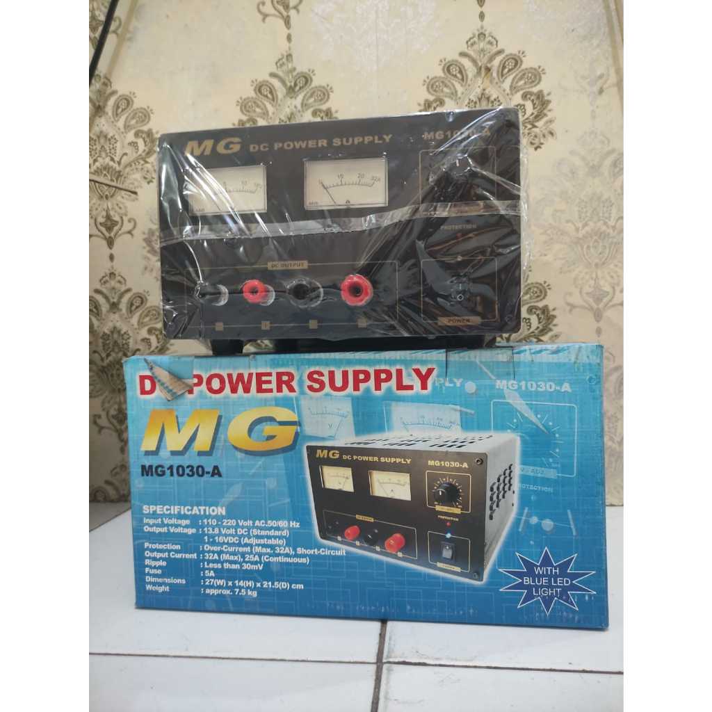 DC POWER SUPPLY POWER SUPLY MG 1030-30 AMPERE/BNIB BARU NEW ORIGINAL MURAH FLASH SALE GARANSI COCOK 