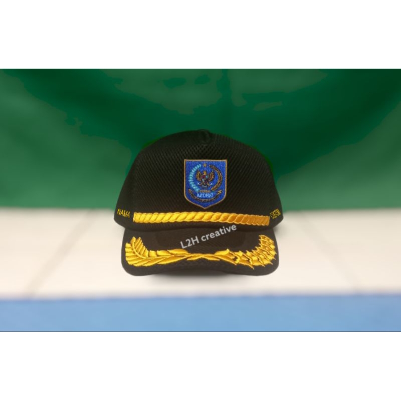 topi APDESI gratis nama bordir