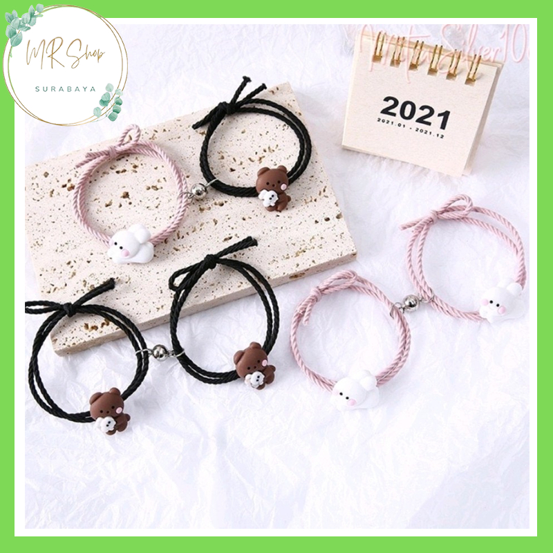 Gelang Couple Pasangan Bestie Gelang Magnet (Harga per Pasang)