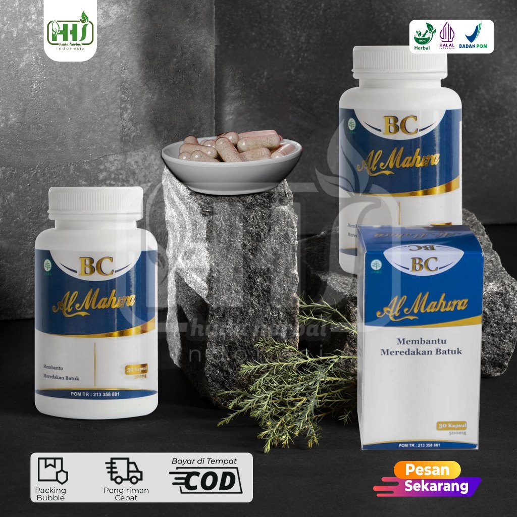 [ORIGINAL] Kapsul BC Almahira isi 30 kapsul | Membantu Mengatasi Masalah Pernafasan